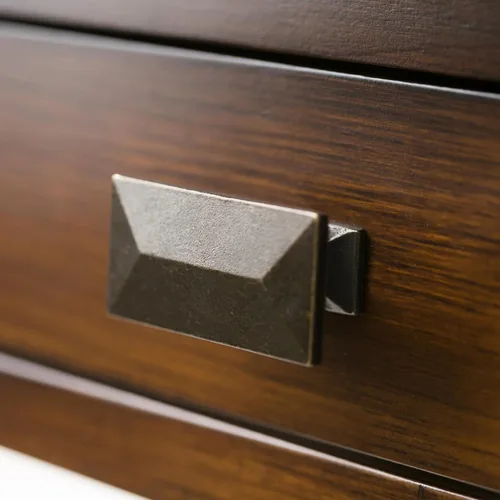Miniatura 10 de SIMPLIHOME Mesa consola Artisan – Mesa de sofá de madera maciza de 46 pulgadas de ancho en marrón rojizo, mesa de almacenamiento de transición