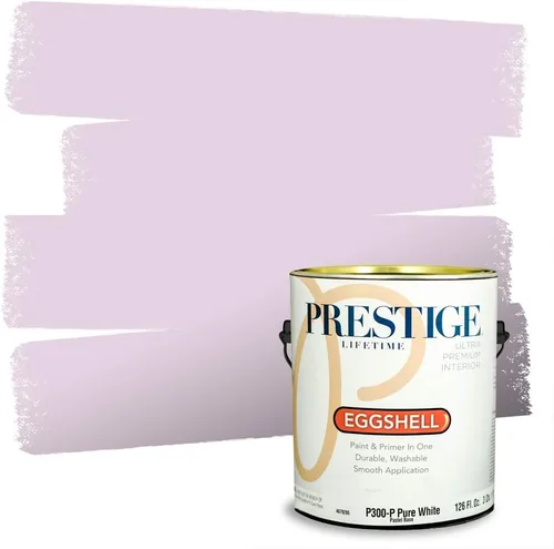 Miniatura 80 de PRESTIGE Pinturas de pintura interior e imprimación en uno, 1 galón, plano, combinación comparable de Sherwin Williams* Kimono Violet*