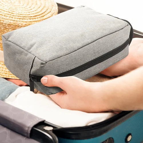 Miniatura 7 de Paterr Neceser de Viaje de 16 Piezas para Mujeres y Hombres, Grande, Resistente al Agua, Bolsa de Afeitar Colgante, Bolsa Cosmética con Asa y Negro