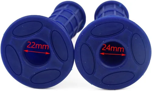Miniatura 3 de HIAORS 7/8 pulgadas universal motocicleta Grips mano apretones para CRF50 CRF125 YZ80 YZ85 YZ125 YZ250 YZ426F 450F KLX110 TTR125 SSR125 Pit Dirt