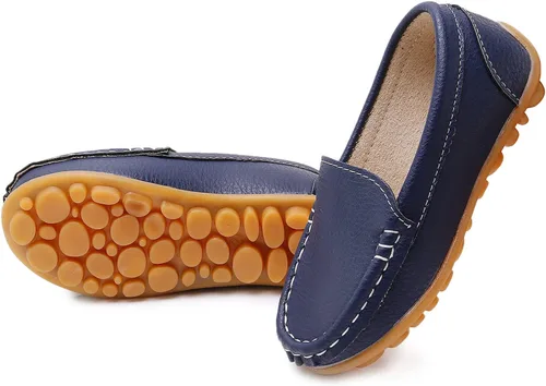 Miniatura 2 de RVROVIC Mocasines planos Oxford de piel sintética para niños y niñas (niño pequeñoniño pequeño)