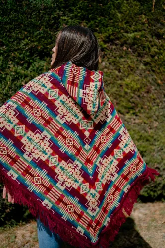 Miniatura 13 de Ponchos for Women, Alpaca Wool, Ponchos Adult, Poncho Sweater Women, Womens Poncho, Blue shawls and wraps