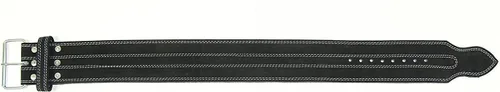 Miniatura 3 de Serious Steel Fitness Cinturón de cuero para levantamiento de pesas y cinturón de ejercicio