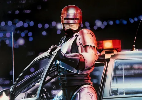 Miniatura 2 de RoboCop - Póster de reimpresión – Película de acción de ciencia ficción de los años 80, arte de pared, película retro Cyberpunk para decoración