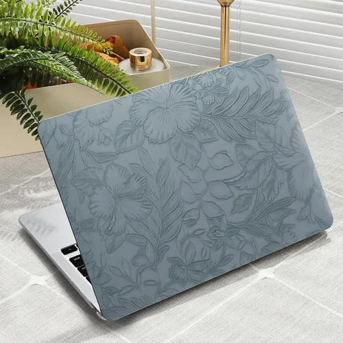 Miniatura 16 de iCasso Funda para MacBook Air de 13 pulgadas 2017-2010 versión anterior modelo A1466 A1369, carcasa rígida de cuero retro para MacBook Air de 13