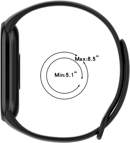 Miniatura 7 de KOMI Correa de reloj compatible con Xiaomi Mi Band 8, correa de repuesto de silicona suave deportiva ajustable para mujeres y hombres 11 paquete