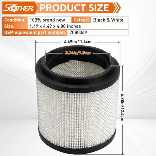 Miniatura 2 de 7080369 Filtro de aire de repuesto para Polaris Trail Boss 250 350 Trail Blazer 250 Sportsman 400 Xplorer 400L Big Boss 4X6 6X6 Xpress 300