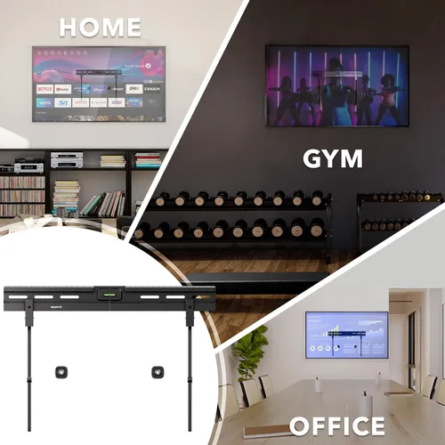 Miniatura 7 de Mount-It! Soporte de pared para TV sin pernos, soporte de TV sin pernos para televisores de pantalla plana de 37 a 85 pulgadas, sin taladro, fácil