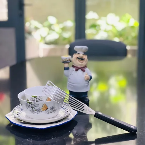 Miniatura 8 de WALLFARM Espátula de pescado de metal, resistente al calor, espátula ranurada de acero inoxidable para voltear sándwiches de queso, freír, girador
