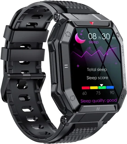 Miniatura 2 de Samsung Galaxy S23 Ultra Reloj inteligente militar para hombres (respuesta/hacer llamadas), 1.85 pulgadas HD táctico deportivo resistente, reloj