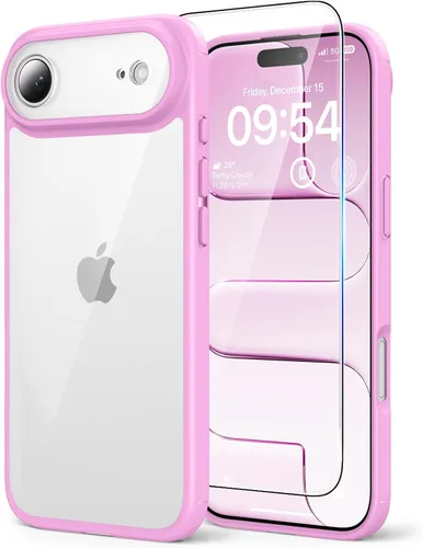 Miniatura 78 de TAURI Funda magnética 2 en 1 transparente para iPhone 14 Pro, compatible con Magsafe [no amarillenta] con protector de pantalla, protección de grado