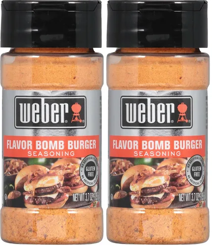 Miniatura 10 de Weber Flavor Bomb - Condimento para hamburguesas, 3.7 oz