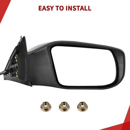 Miniatura 5 de YITAMOTOR Espejo lateral derecho del pasajero, espejo para puerta, compatible con Altima 2014, 2015, 2016, 2017, 2018, Altima 2013 (solo Sedán)