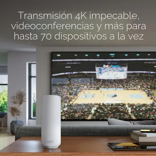 Miniatura 6 de NETGEAR Orbi Serie 370 Sistema de malla WiFi 7 de doble banda para el hogar (RBE372) - Router inalámbrico (sin módem) + 1 extensor, características