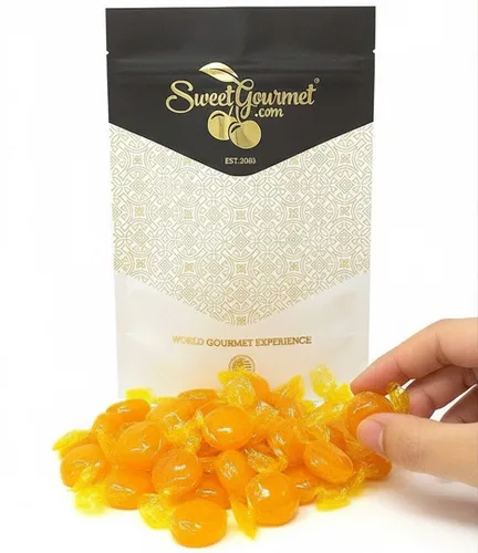 SweetGourmet Botones de mantequilla | Caramelo duro envuelto a granel de Arcor | 1 libra