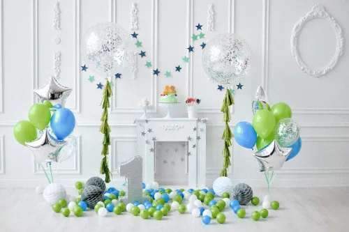 Miniatura 7 de Treasures Gifted - Globos de un solo color mate, Verde lima (Lime Green)