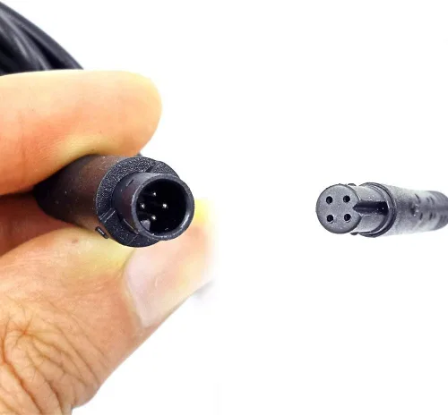 Miniatura 3 de Cable de extensión para cámara de salpicadero (4 pines de 3.3 pies), cable de cámara de respaldo, cable de extensión de espejo retrovisor, cable