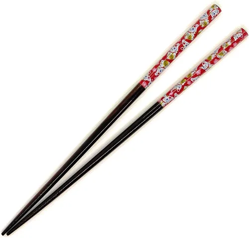 Miniatura 5 de Daiso Palillos de buena suerte de 9.1 pulgadas fabricados en Japón (Lucky Cat)