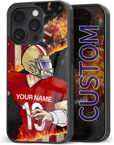 Fundas de teléfono personalizadas con diseño lindo para fanáticos del equipo de fútbol para iPhone 11, 12, 13, 14, 15, 16, 17 Pro Max Plus Mini X 6