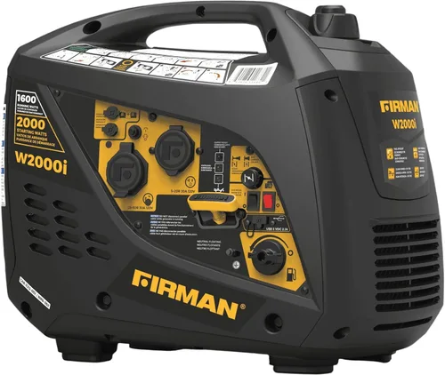Miniatura 15 de FIRMAN Generador portátil con inversor de gas W03382, potencia de arranque eléctrico de 3650 W, silenciador silencioso de la serie Whisper, modo