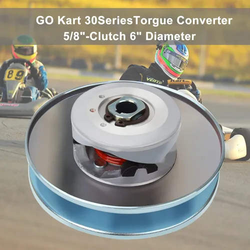 Miniatura 5 de Convertidor de par serie 30 Embrague de 5/8" Mini bicicleta Go Kart asimétrica impulsada de 6 pulgadas, reemplaza al cometa 219457A