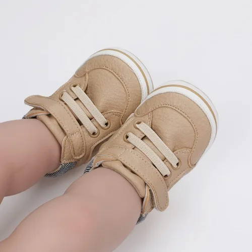 Miniatura 40 de COSANKIM Zapatos deportivos para bebé niño y niña, zapatos de tobillo altos, antideslizantes, suela suave, zapatos de cuna para niños pequeños