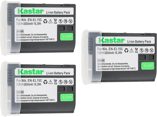 Miniatura 5 de Kastar Paquete de 1 batería de repuesto para Nikon Z 5 Z5, Z 6 Z6 Z6 II, Z 7 Z7 Z7 II Z 7 Q3 Z7Q3, Z 8 Z8, 1V1, D500, D600, D610, D750, D780, D800