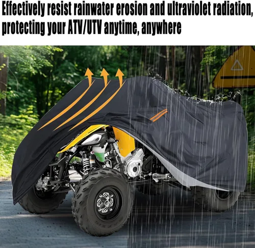 Miniatura 5 de Funda para automóvil de 2 a 3 plazas, impermeable, protección para todo tipo de clima, al aire libre, resistente, protección para todo