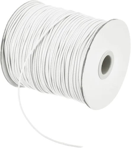 Miniatura 49 de MECCANIXITY Cordón encerado de poliéster encerado de 0.031 in, cuerda de cera de 175 yardas para hacer pulseras, collares, cuentas, joyería y Caqui