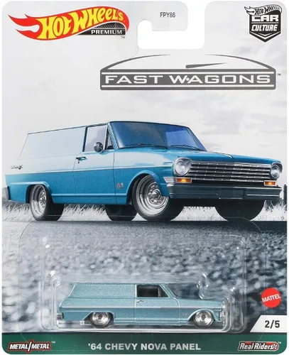 Hot Wheels Vehículos de leyendas del circuito cultural del automóvil para niños de 3 años en adelante, colección premium de vehículos a escala 1:64