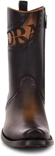 Miniatura 3 de Cuadra Botas para hombre en cuero genuino negro
