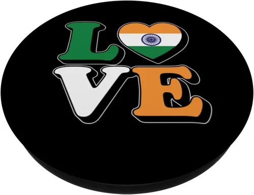 Miniatura 2 de I Love India Travel Souvenir Vacation Trip Indian Pride PopSockets Standard PopGrip