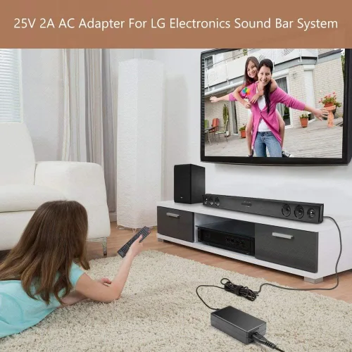 Miniatura 2 de TAIFU Adaptador de CA de 25 V para LG SoundBar S65Q SK8Y SL5Y SL6Y SL7Y SL8YG SN4 SK5Y SK6Y SK4D SL4Y SL3D SL4 SL4R SLM3R SKM6Y SKM5Y SP7R SNC7 HS8