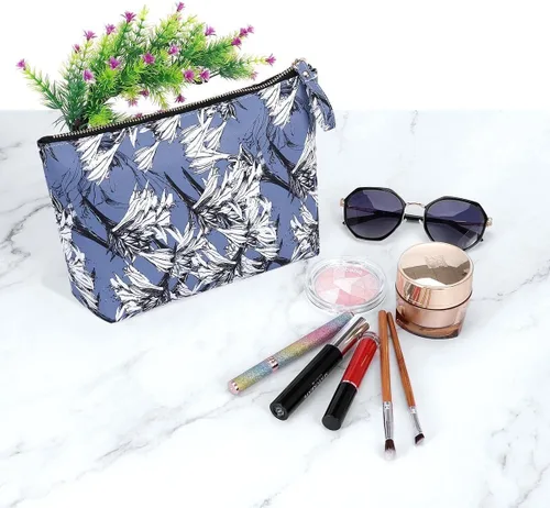 Miniatura 3 de Kamo Bolsas de maquillaje - Bolsa de cosméticos para mujer, bolsa con cremallera, organizador de cosméticos de viaje, bolsas de viaje para artículos