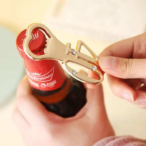 Miniatura 6 de Juego de 24 abrebotellas dorados para fiestas de 40 cumpleaños