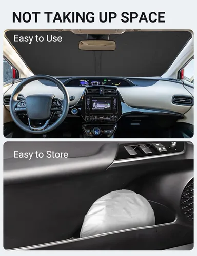 Miniatura 587 de Proadsy Parasol plegable para parabrisas delantero 2026, ajuste personalizado, accesorios para CRV SUV LX EX EX-L EX-L Navi Touring 2017-2022