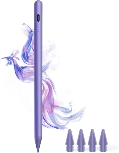 Miniatura 14 de DOGAIN Lápiz óptico para iPad 9ª y 10ª – Lápiz de carga tipo C para iPad Palm Rejection Active Pen compatible con (2018-2024) Apple iPad 6/7/8/9/10