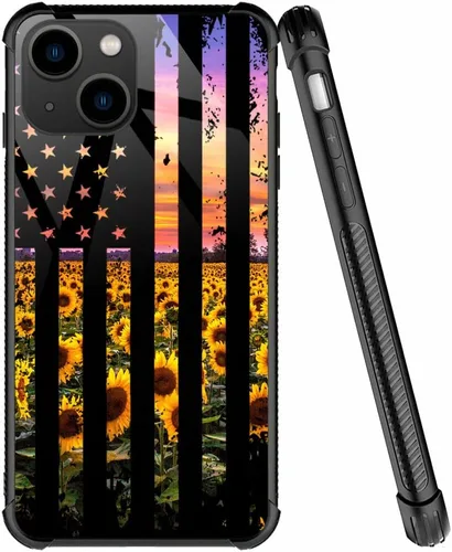 Miniatura 37 de ZHEGAILIAN Funda compatible con iPhone 7/8 Plus, funda de vidrio orgánico para niñas, mujeres y hombres, diseño de cuatro esquinas, antiarañazos, a
