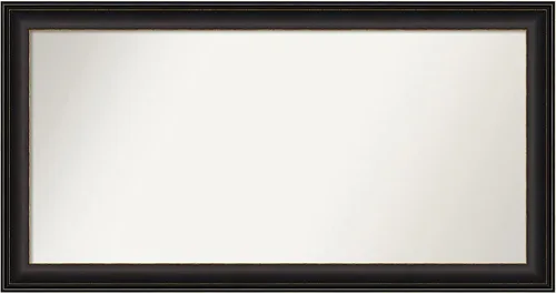 Miniatura 251 de Amanti Art Espejo de baño de bronce para sobre el fregadero, 24 x 24 pulgadas, espejo cuadrado de bronce Lara para tocador, marco de madera