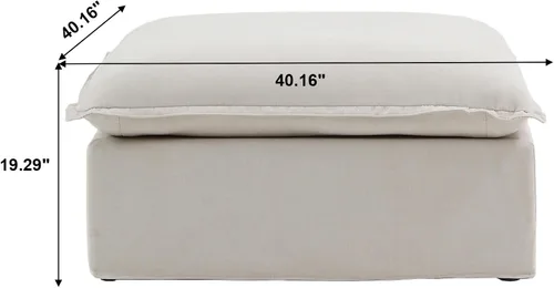 Miniatura 2 de Sofá modular otomano, sofá modular y minimalista para sala de estar moderna, para oficina y casa