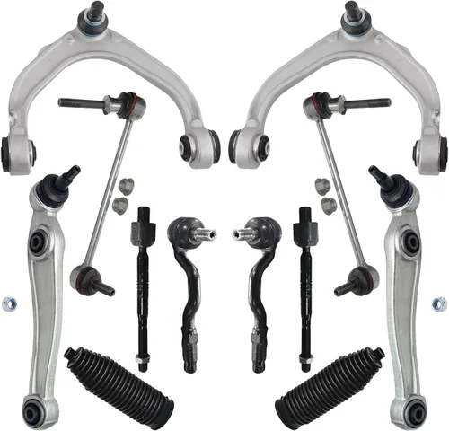 Miniatura 84 de Detroit Axle - Kit de suspensión delantera de 12 piezas para Mercury Grand Marquis Ford Crown Victoria Town Car 2003-2011, 2 brazos de control