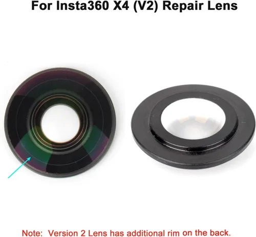 Miniatura 2 de Lente de repuesto para la nueva pieza de reparación de lente de cámara de acción Insta360 X4 (versión 1 - sin llanta)
