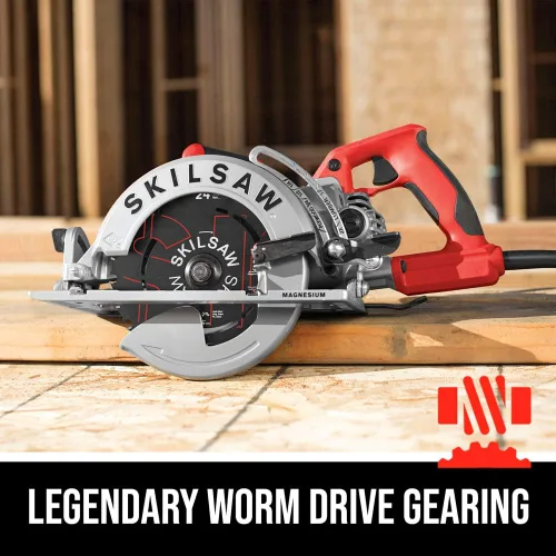 Miniatura 3 de SKIL SAW SPT77WML-01 - Sierra circular ligera de 15 amperios y 7-1/4 pulgadas y lubricante de sierra helicoidal 80111, color negro