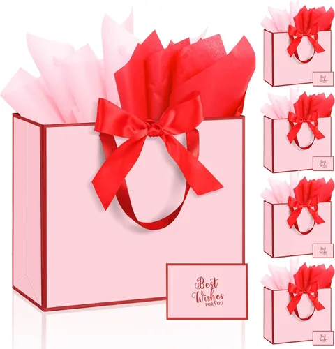 Miniatura 21 de Ethhqu Bolsas de regalo grandes con asas