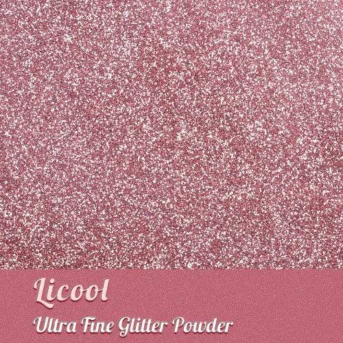 Miniatura 2 de Brillantina fina para arte de uñas, paquetes de polvo extra fino de 100g/3.5oz para arte de resina epoxi, manualidades para hacer limas, velas, Rose