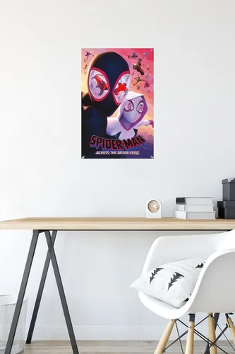 Miniatura 6 de Trends International Marvel Spider-Man: Across The Spider-Verse - Póster de pared de una hoja de máscaras de 14.72 x 22.37 pulgadas, paquete