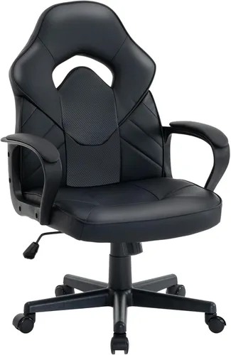 Miniatura 9 de Silla ergonómica de videojuegos para computadora, oficina en casa, carreras, escritorio ejecutivo de video, de piel sintética, para adultos
