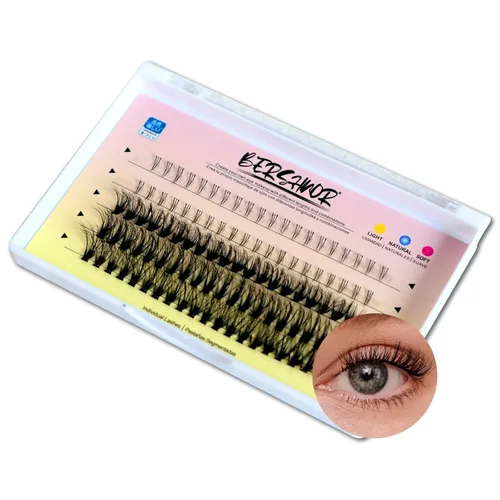 Miniatura 15 de Pestañas postizas 3D con volumen de ojo de gato, pestañas de banda transparente, aspecto natural, imitación de visón, tira invisible, pestañas