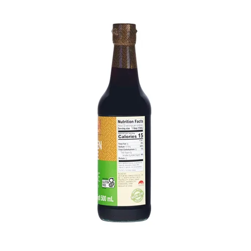 Miniatura 2 de Lee Kum Kee Salsa de soja sin gluten (16.9 oz – 1 paquete) Umami Vegana y sin conservantes artificiales Perfecto para freír, estofar, rociar