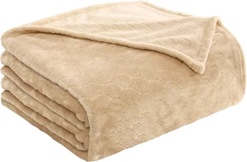 Miniatura 7 de TOONOW Manta de forro polar con textura, suave y afelpada, manta individual de 60 x 80 pulgadas, manta de cama súper suave y esponjosa